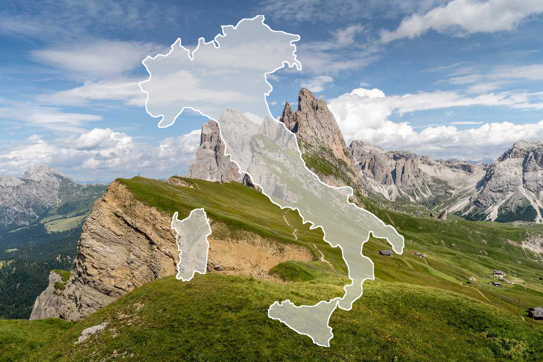 Atemberaubende Felswand und Klippe in Südtirol